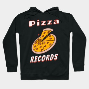 Pizza Music Recording Studio Records Vintage Retro 80s 90s Classic Hoodie